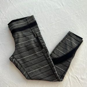 Lululemon athletica black and gray leggings